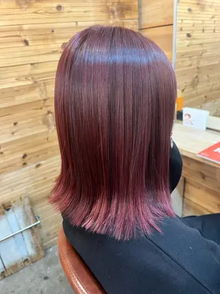 ミディアム カラー mary'sメリー /ニュアンスカラーのヘアスタイル