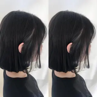 ミディアム カラー 小栗 麻衣のヘアスタイル