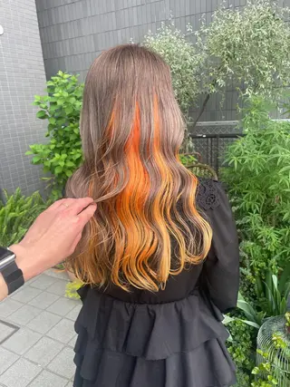 ロング カラー Riho カットモデル様募集中のヘアスタイル