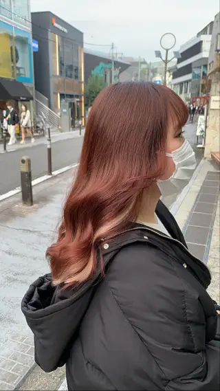 ロング カラー ヘアアレンジ 🩶【推しハイトーン 】yuzu🩶のヘアスタイル