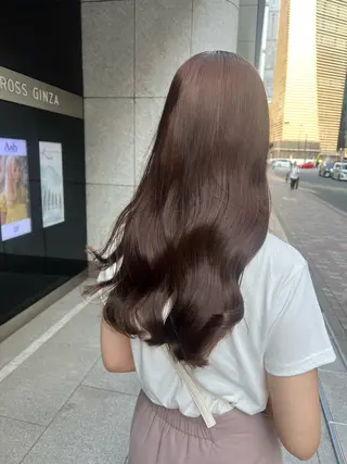 ロング カラー 銀座/カラー 🎀momo🎀のヘアスタイル
