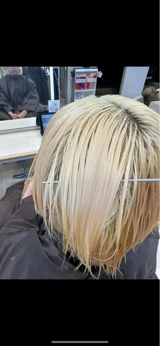 ショート カラー メンズ 艶髪 黄金比みくのヘアスタイル