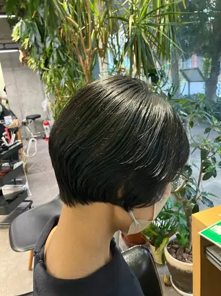 ショート メンズパーマ shell 宮下のヘアスタイル