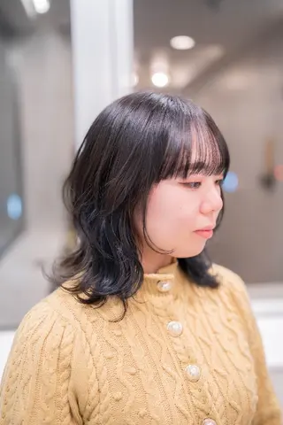 ミディアム カラー Lazo/ 原弥和子のヘアスタイル