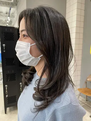 ロング メンズ専門サロン wokeのヘアスタイル