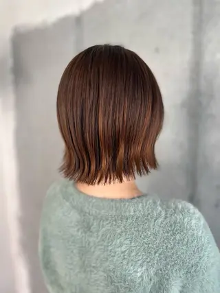 ショート パーマ Mariana雛/ 西大分/ハイライトのヘアスタイル