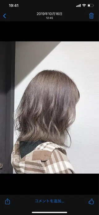 ミディアム カラー ささき まさとのヘアスタイル