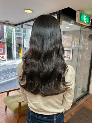 ロング カラー 矢野 晃平のヘアスタイル
