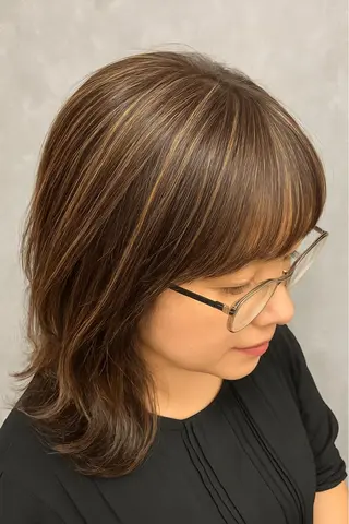 セミロング newi宮崎店 ゆきのヘアスタイル