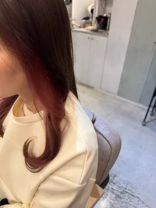 ミディアム カラー 髪質改善✨️透明感カ ラー✧*。山下さいみのヘアスタイル