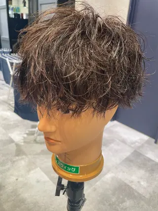 パーマ メンズ メンズ限定そらパーマ カラーモデル募集🍯のヘアスタイル