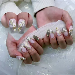 ネイル パーツ全部¥110 サロンミミのネイルデザイン