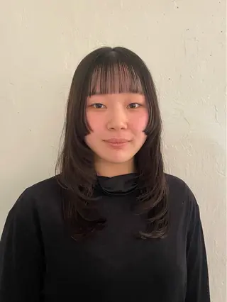 セミロング ﾁｶｼﾂ.ｾﾞﾝ/ ﾌｳｶのヘアスタイル