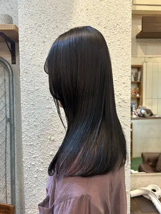 ロング カラー 🤡暖色レイヤー 🤡みさきのヘアスタイル