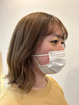 ミディアム 🦖manami 🦖のヘアスタイル