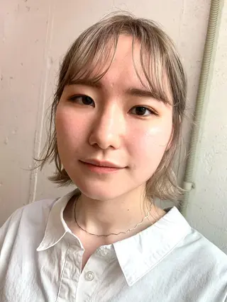 ショート カラー シノザキ/薬院/ボブ /ショート/髪質改善のヘアスタイル