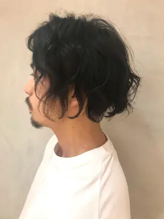 メンズ 髪質改善カラー/ボブ 🌻Mutsumiのヘアスタイル