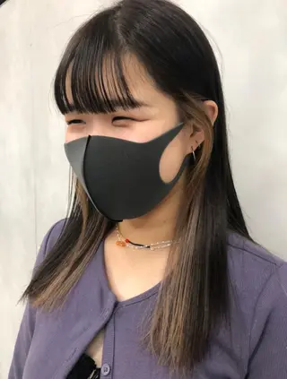 セミロング ❤︎︎韓国ヘア❤︎︎ 𝑺𝒉𝒊𝒉𝒐のヘアスタイル