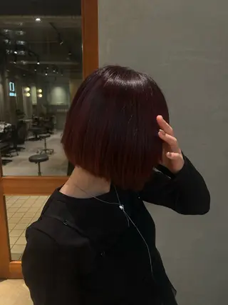 カラー 神野 柚芽のヘアスタイル
