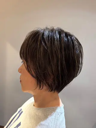 ショート ショート/ハイライト 松倉のヘアスタイル
