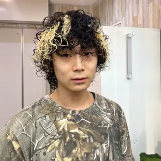 メンズ 毛流れヘア×眉 ワックス/RIKUのヘアスタイル