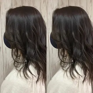 セミロング カラー ヘアサロンオスカー 岸和田蛸地蔵店のヘアスタイル