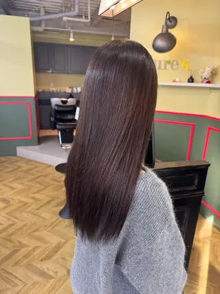 ロング カラー cureK所属・米倉 麻衣のヘアスタイル