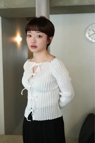 ショート 小野 明日香のヘアスタイル