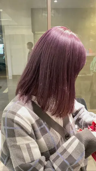 ミディアム 各務原/カラー/ブリ ーチお任せください！のヘアスタイル