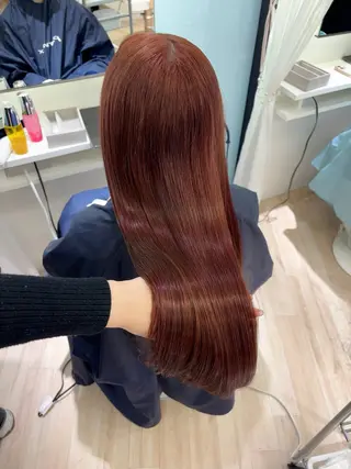 ロング カラー ParveMix 岡本えりかのヘアスタイル