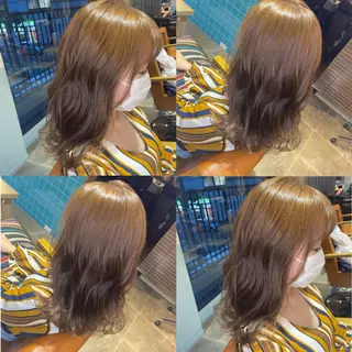 カラー 🐻結んで可愛い hair EMI🐻のヘアスタイル