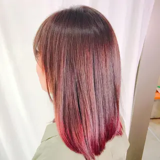 セミロング カラー 🌈限定価格🌈 鈴木　瑛輔のヘアスタイル
