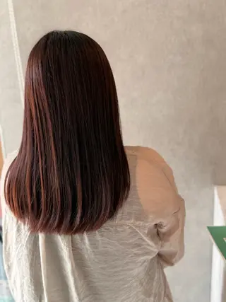 ロング カラー Bish Yanaのヘアスタイル