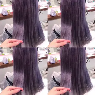 ロング カラー ウルフカット ハッシュカット/七海のヘアスタイル