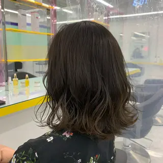セミロング カラー 赤み消しカラー 🍀JUNKIのヘアスタイル