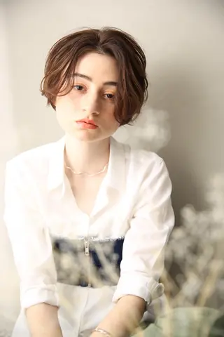 ショート パーマ 代表　土屋ヒロユキ ショートカットのヘアスタイル