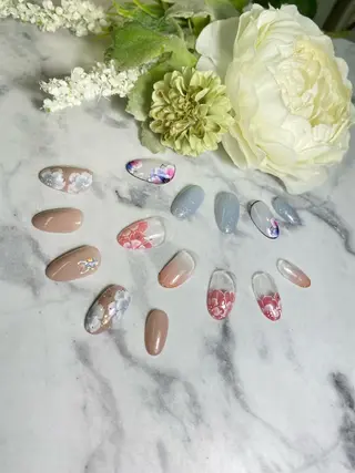 ネイル 矢場町ネイルサロン アイボリーのネイルデザイン