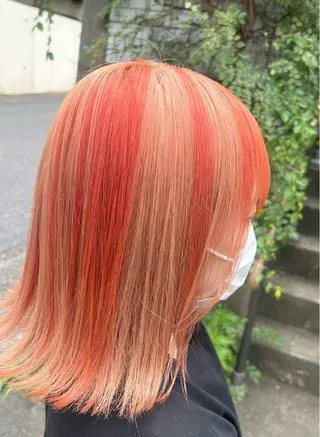 カラー ダブルスキルエクステ /羽エクステ白石宇由のヘアスタイル