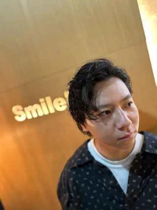 ショート フェードとパーマ特化 小池 魔裟斗のヘアスタイル