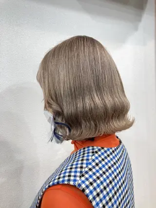 ミディアム カラー ヘアアレンジ ☁️hinako☁️ 1HAVANAのヘアスタイル