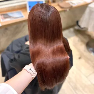 ロング カラー 韓国レイヤー 暖色カラー/さくらのヘアスタイル