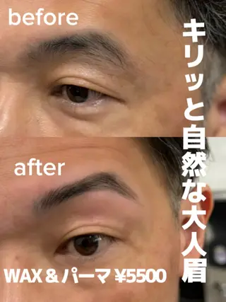 メンズ アイブロウ BARBERMIKI メンズ眉毛の眉毛・アイブロウイメージ