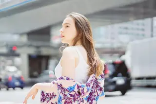 ロング カラー N° jemica 札幌のヘアスタイル