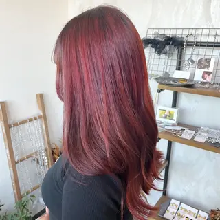 ロング カラー カットモデル✂️ ゆうかのヘアスタイル