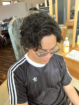 ショート パーマ メンズ メンズ特化✨パーマス タイル大得意安田海斗のヘアスタイル