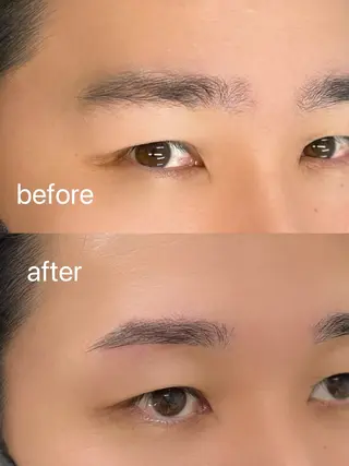 メンズ アイブロウ eyelash & nail salon alo所属・徳竹/ アイブロウ/aloの眉毛・アイブロウイメージ