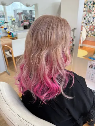 カラー 山本 瑠華のヘアスタイル