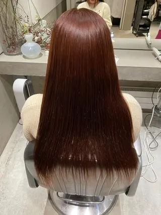 ロング カラー リコ🩵 ショートカットのヘアスタイル