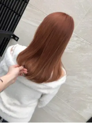 セミロング カラー memento 斎藤大覚のヘアスタイル