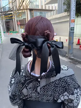 カラー ヘアアレンジ iena渋谷 /ゆーこのマツエク・マツパデザイン